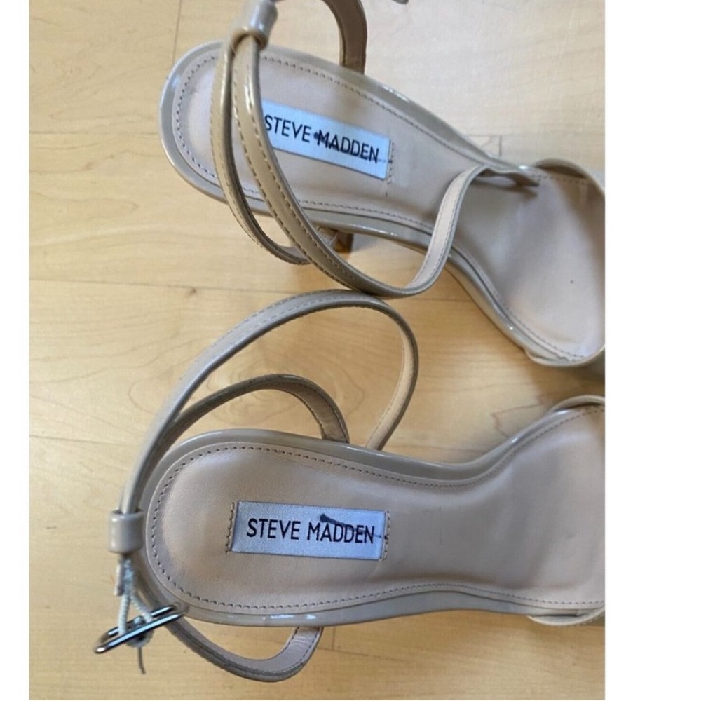 Steve Madden Bnwt "Lange" Flared Heel Open Toe Sa… - image 4